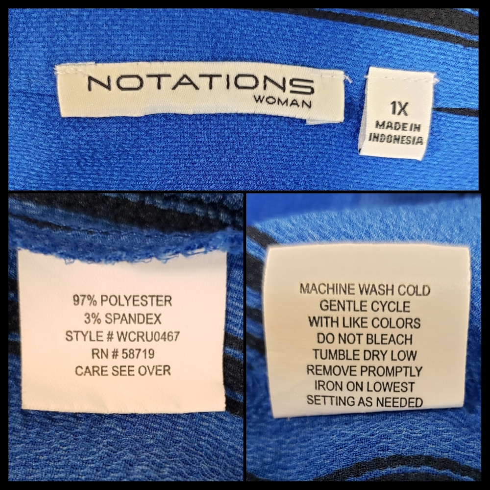 Notations Blouse - Picture 4 of 4